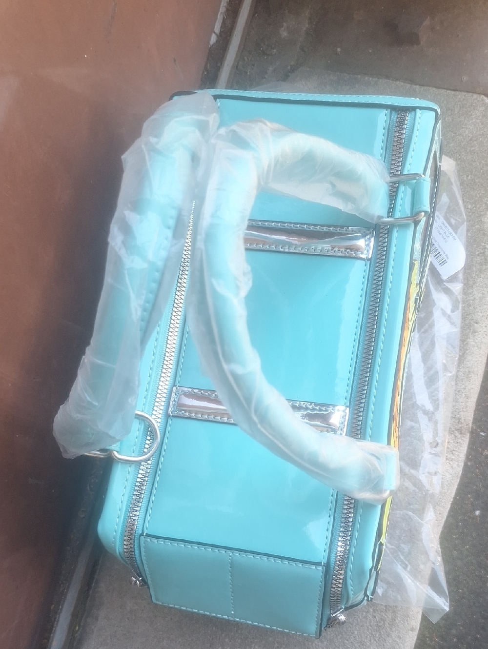 Dolls Kill Scooby-Doo The Mystery Machine Satchel - Blue & Yellow - Picture 2 of 6